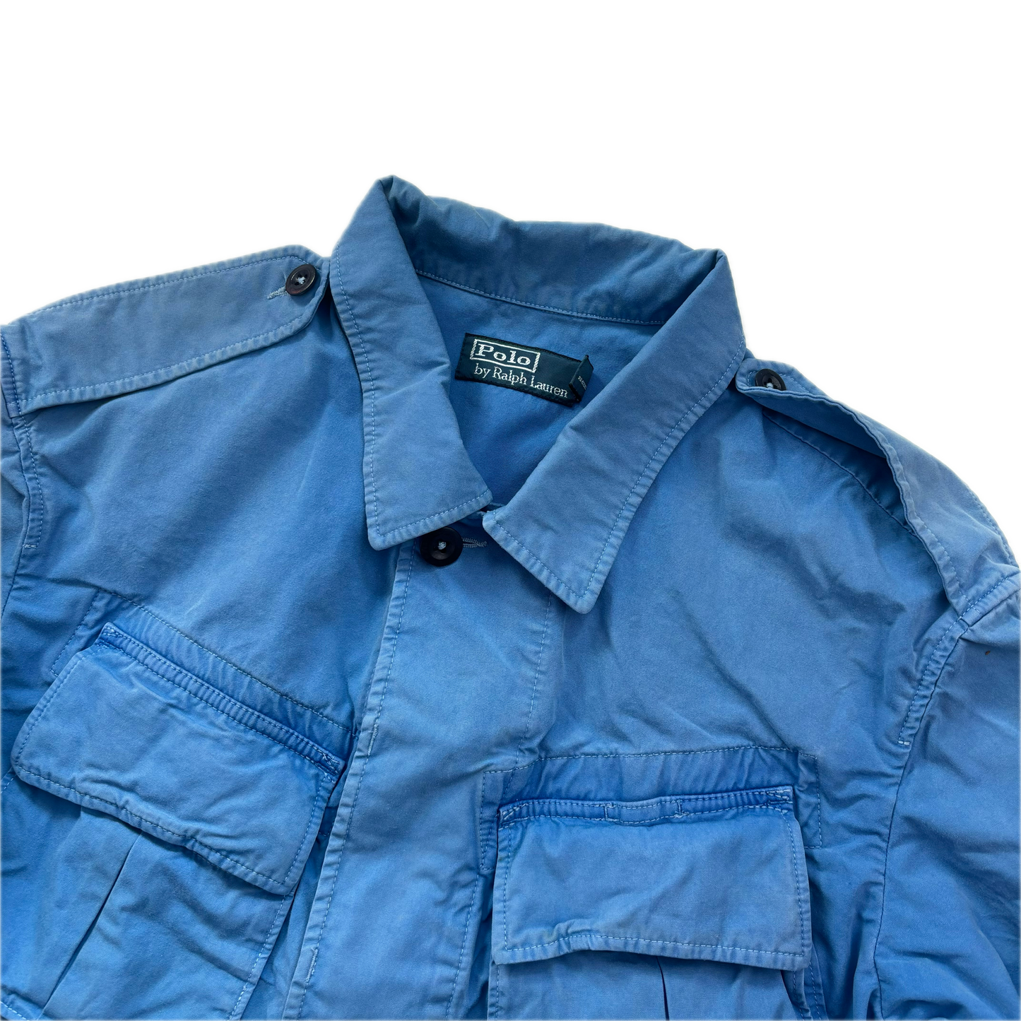 Polo Ralph Lauren Blue Tropical Combat Jacket - L