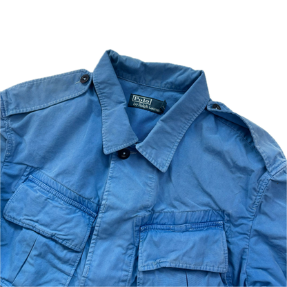 Polo Ralph Lauren Blue Tropical Combat Jacket - L