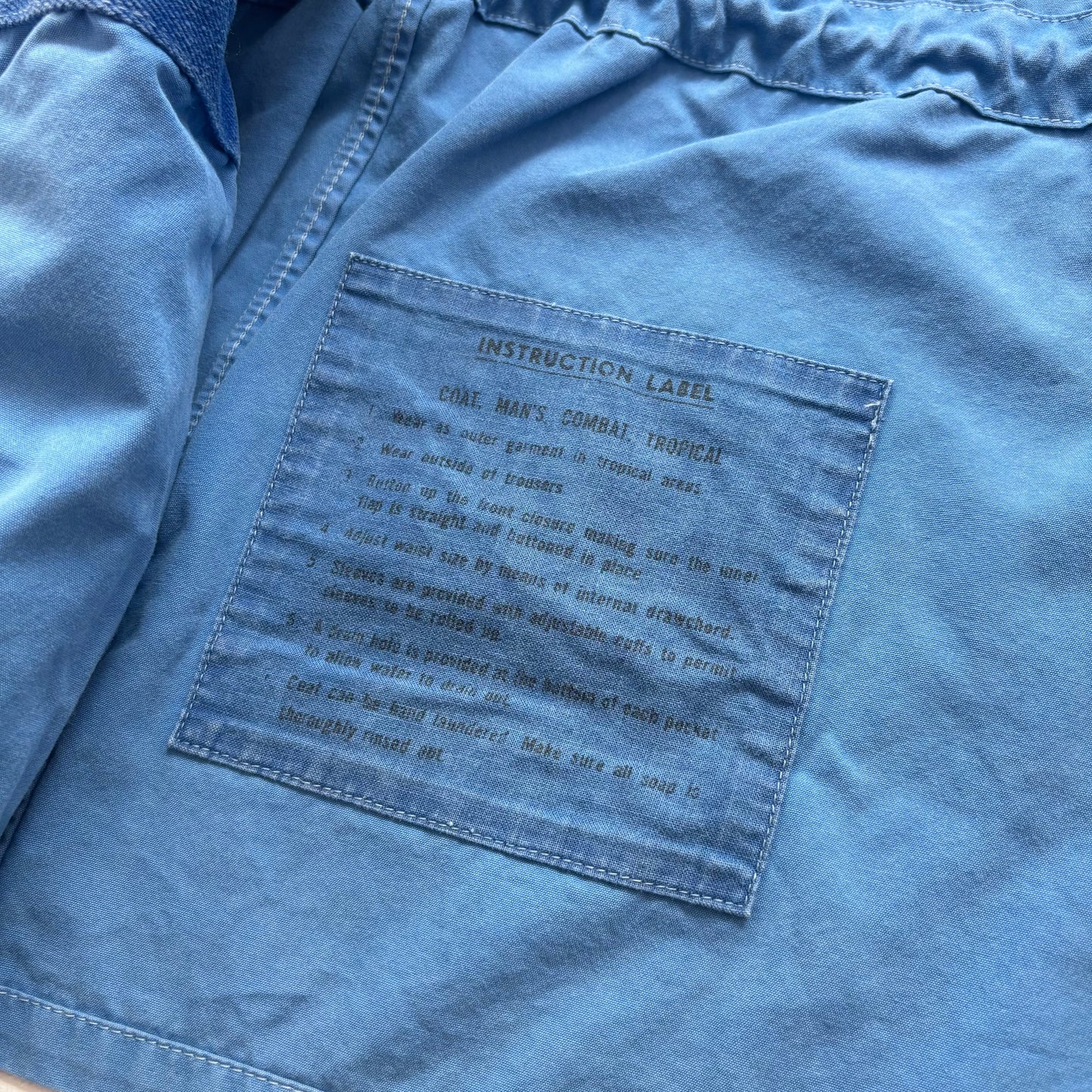 Polo Ralph Lauren Blue Tropical Combat Jacket - L