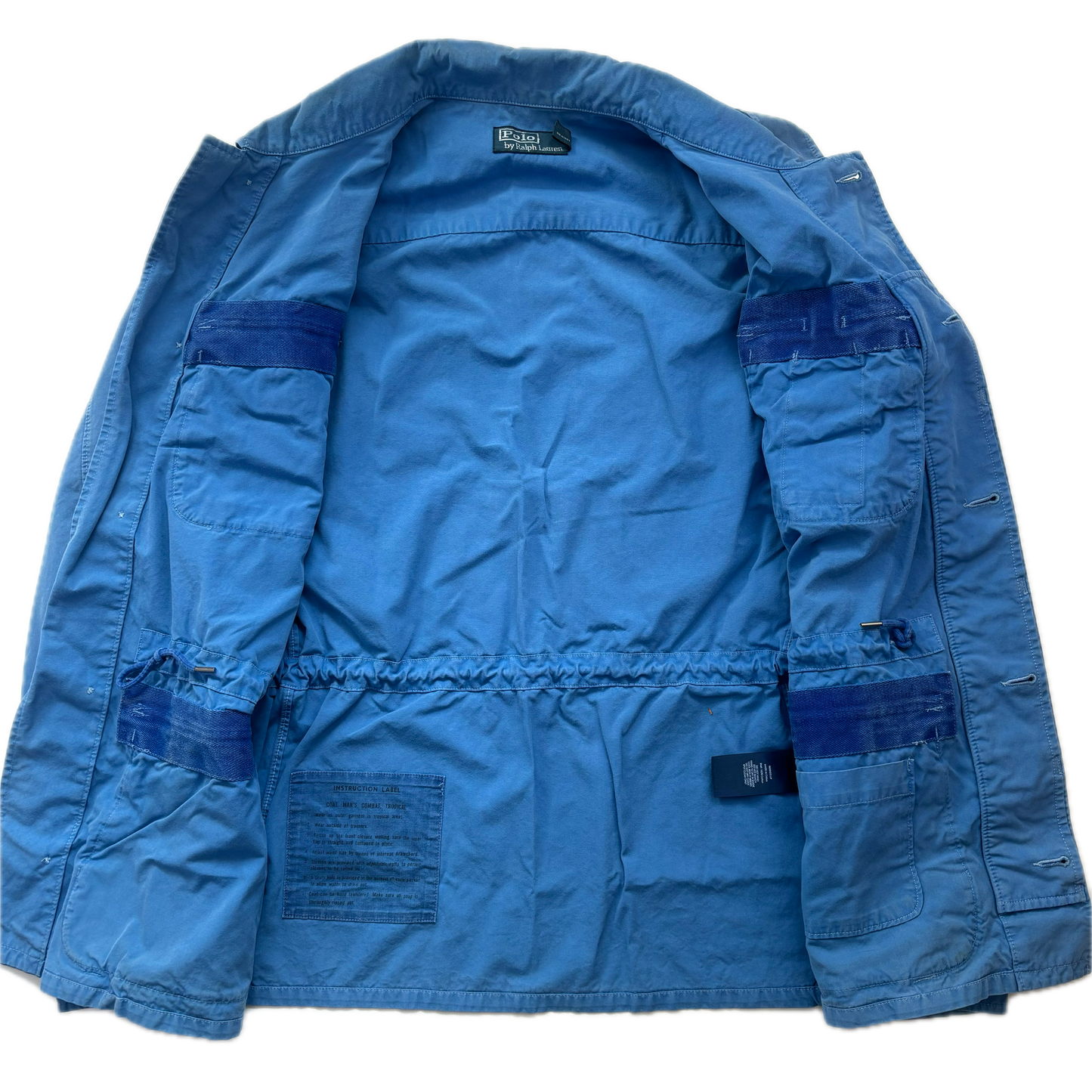 Polo Ralph Lauren Blue Tropical Combat Jacket - L