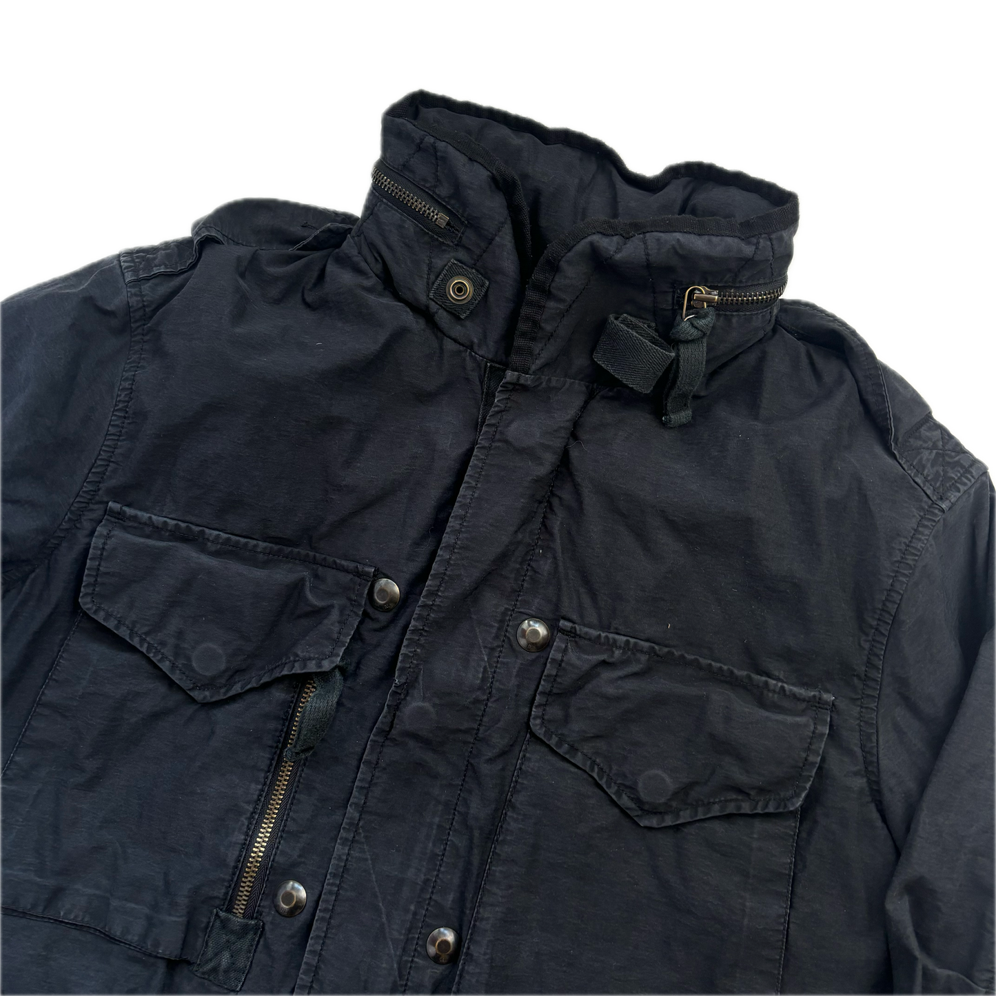 Black Military Utility Jacket  - S