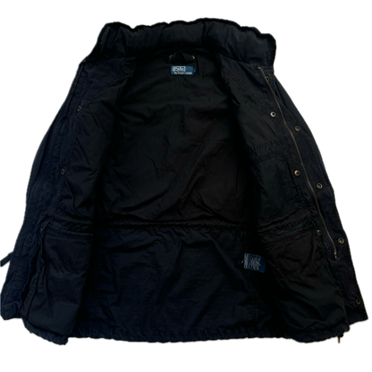 Black Military Utility Jacket  - S
