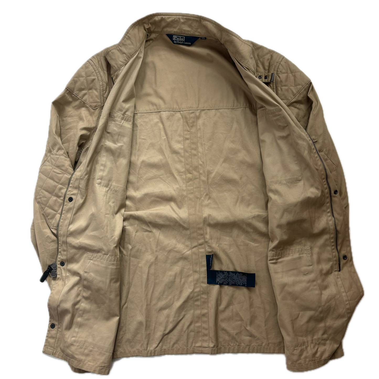 Belted Beige Safari Jacket - XXL