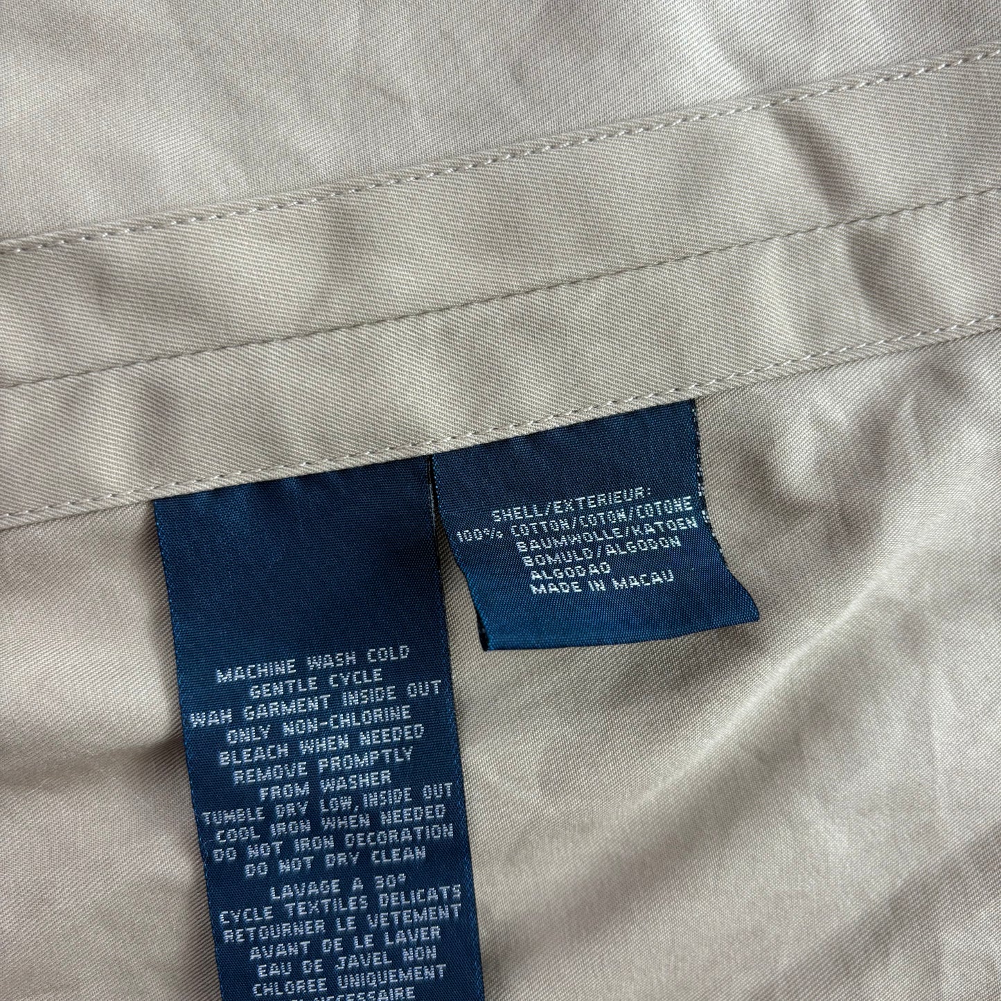 Belted Beige Safari Jacket - XXL