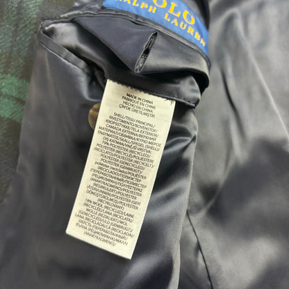 BlackWatch Green Navy Tartan Blazer Sports Coat - 46R