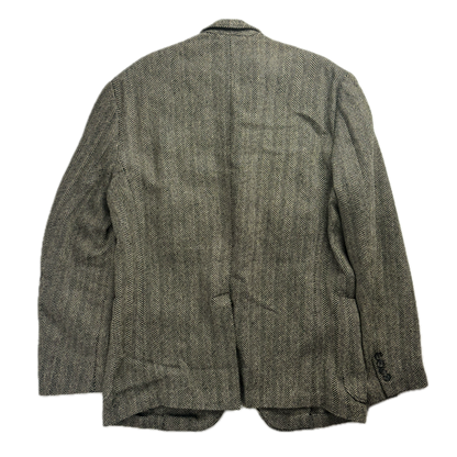 Polo Ralph Lauren Grey Herringbone Blazer (Flax Silk Wool) - 44R