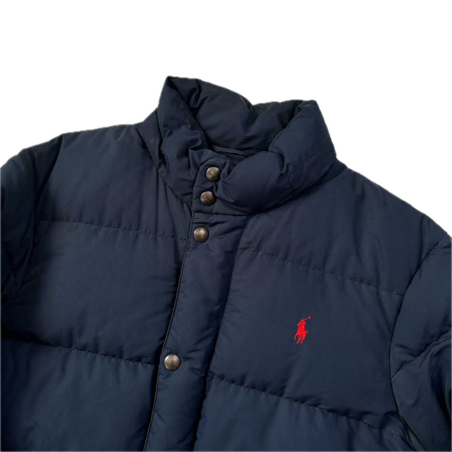 Polo Ralph Lauren Navy Puffer Jacket Down Coat - M