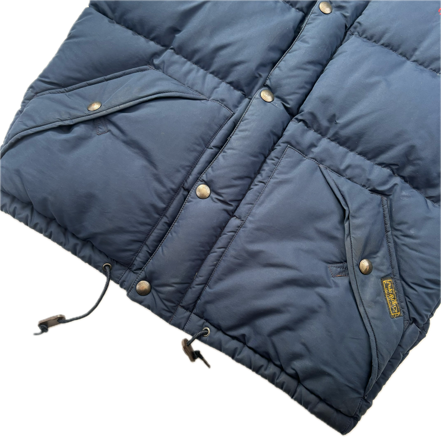 Polo Ralph Lauren Navy Puffer Jacket Down Coat - M