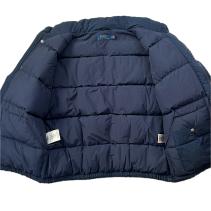Polo Ralph Lauren Navy Puffer Jacket Down Coat - M