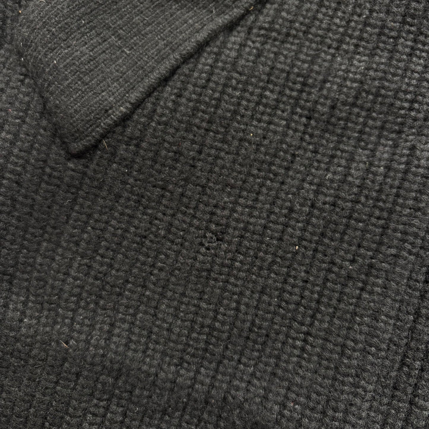 Ralph Lauren Black Label Long Belted Cardigan Wool Cashmere Black - M