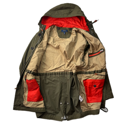 Polo Ralph Lauren Sierra Marsh Raincoat Green Parka Jacket - L