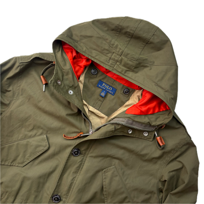 Polo Ralph Lauren Sierra Marsh Raincoat Green Parka Jacket - L