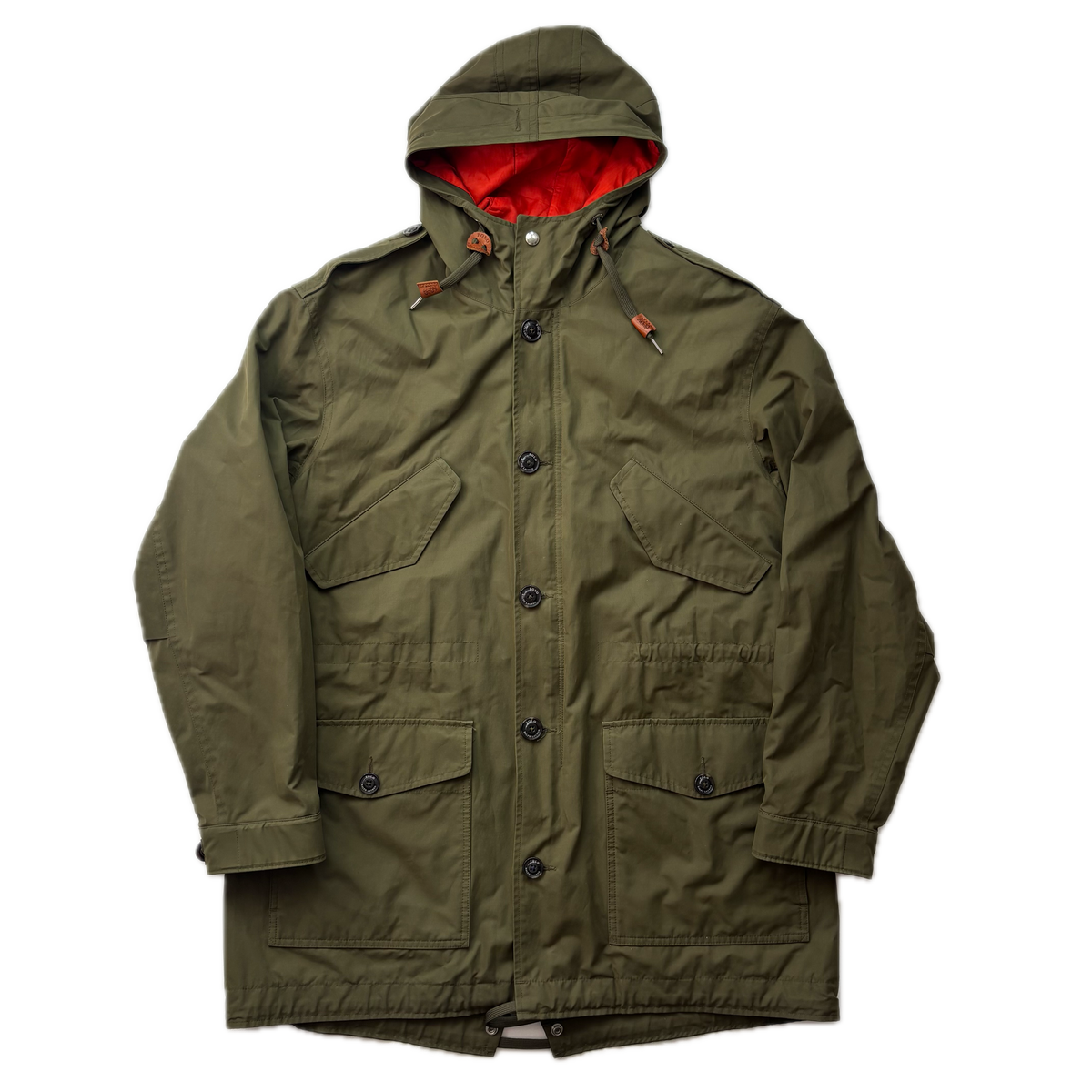 Polo Ralph Lauren Sierra Marsh Raincoat Green Parka Jacket - L