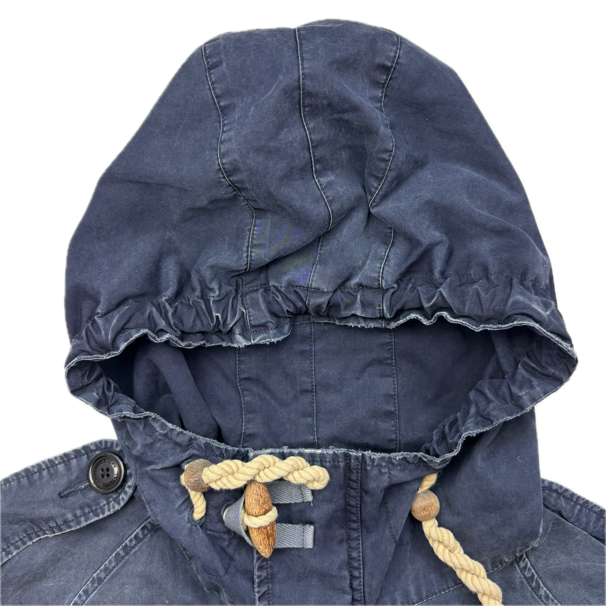 Polo Ralph Lauren Navy Blue Marine Hooded Parka Jacket  - XL