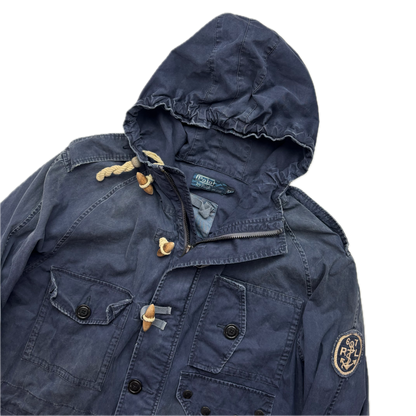 Polo Ralph Lauren Navy Blue Marine Hooded Parka Jacket  - XL
