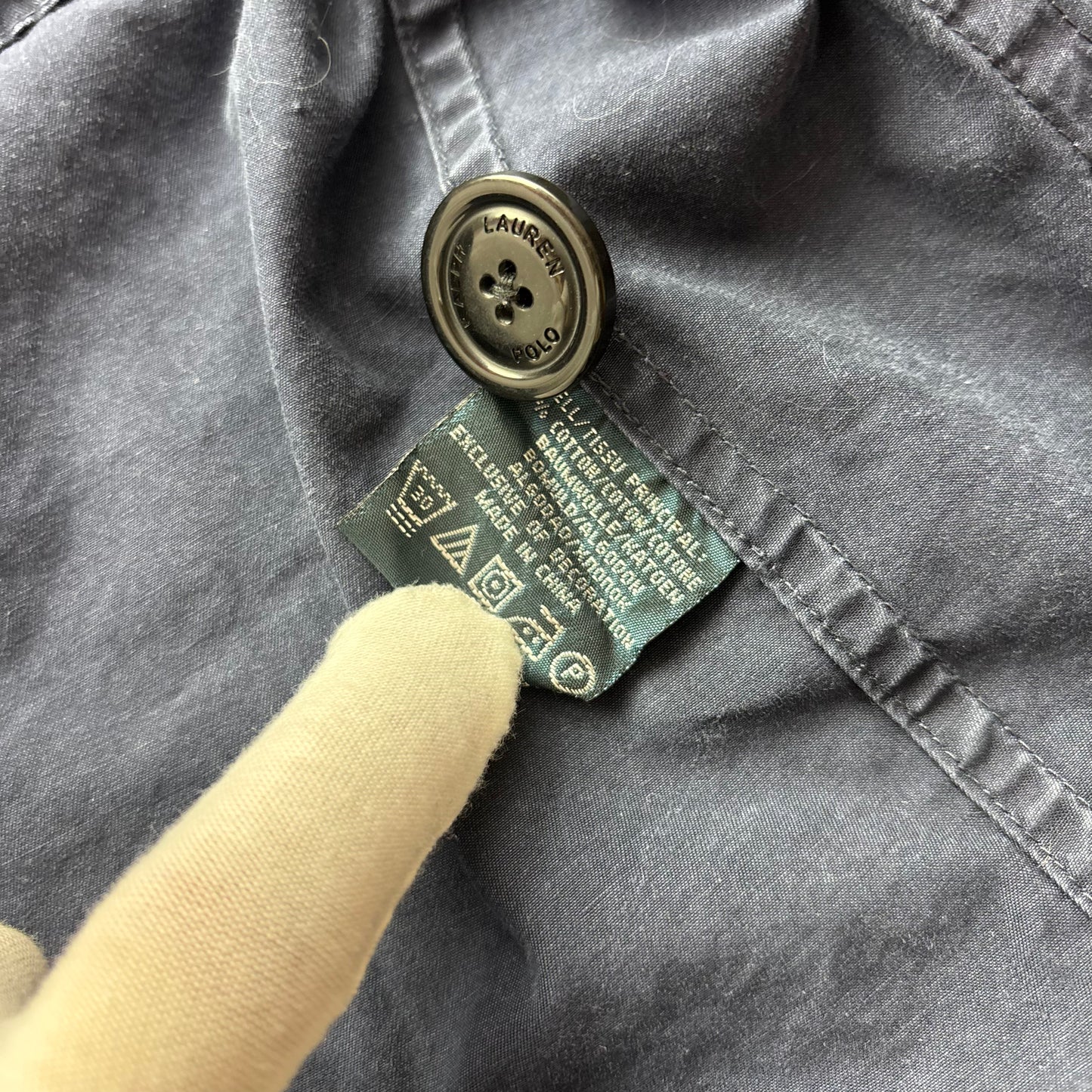 Polo Ralph Lauren Navy Blue Marine Hooded Parka Jacket  - XL