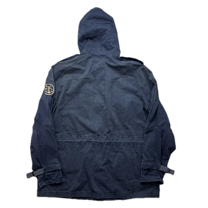 Polo Ralph Lauren Navy Blue Marine Hooded Parka Jacket  - XL