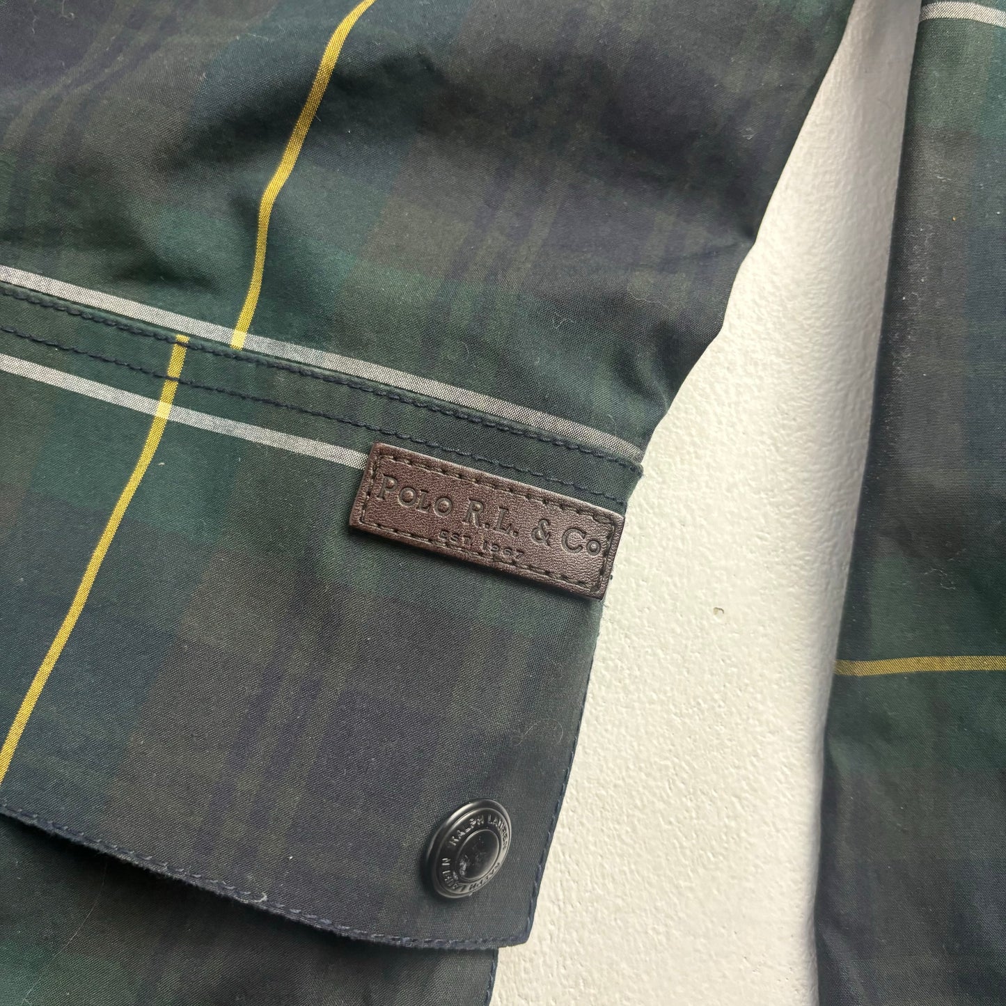 BlackWatch Rain Jacket Parka Tartan Taped Seam - S