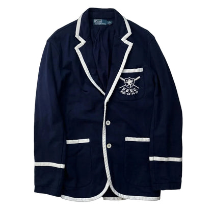Polo Ralph Lauren Navy Rowing Crest Sports Jacket Blazer - M