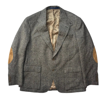 Polo Ralph Lauren Grey Herringbone RL67 Blazer Sports Coat (Wool) - 46R