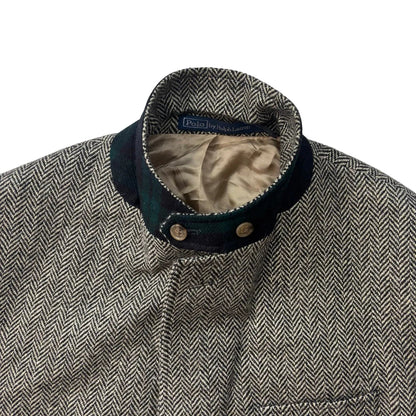 Polo Ralph Lauren Grey Herringbone RL67 Blazer Sports Coat (Wool) - 46R