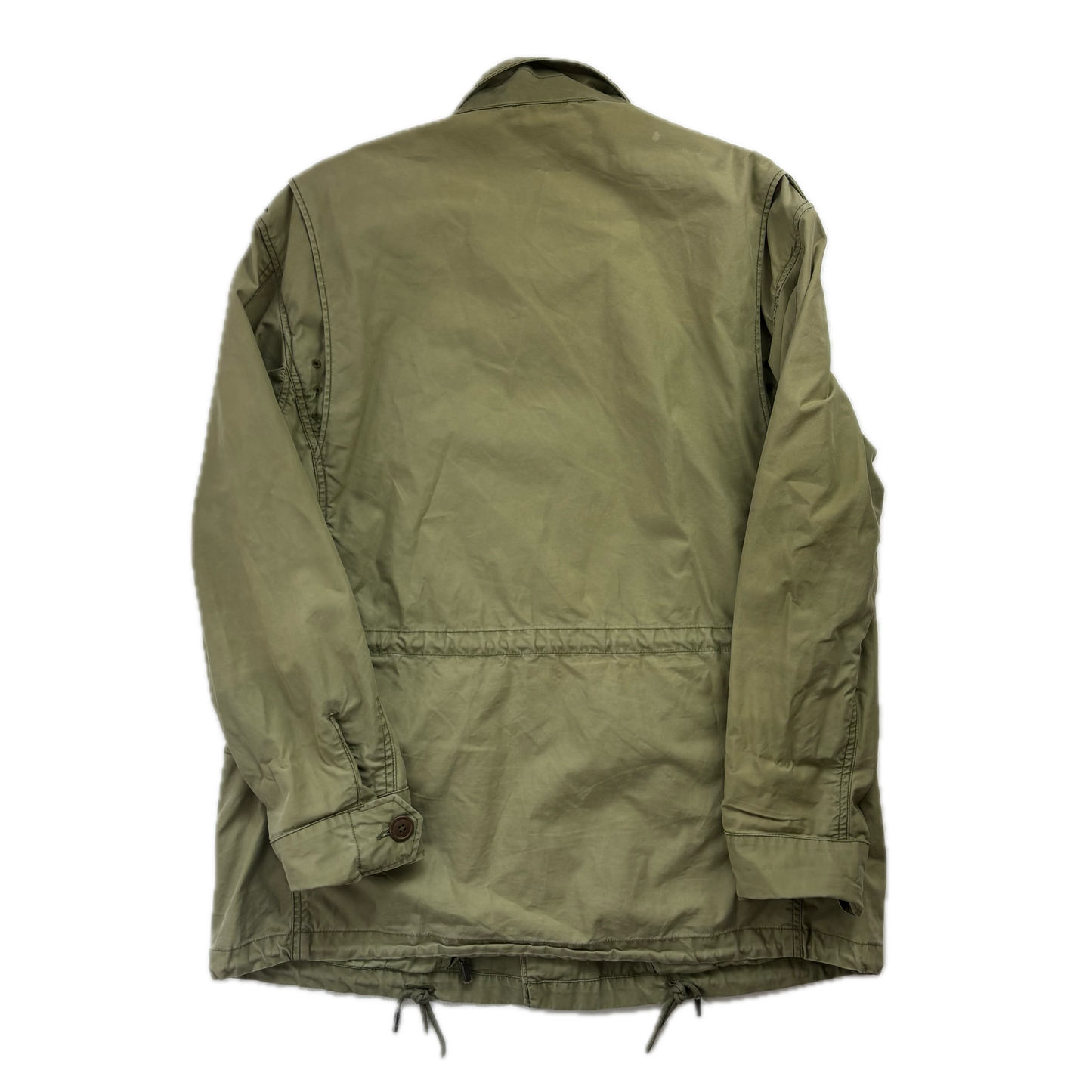 Green Military Parka - L