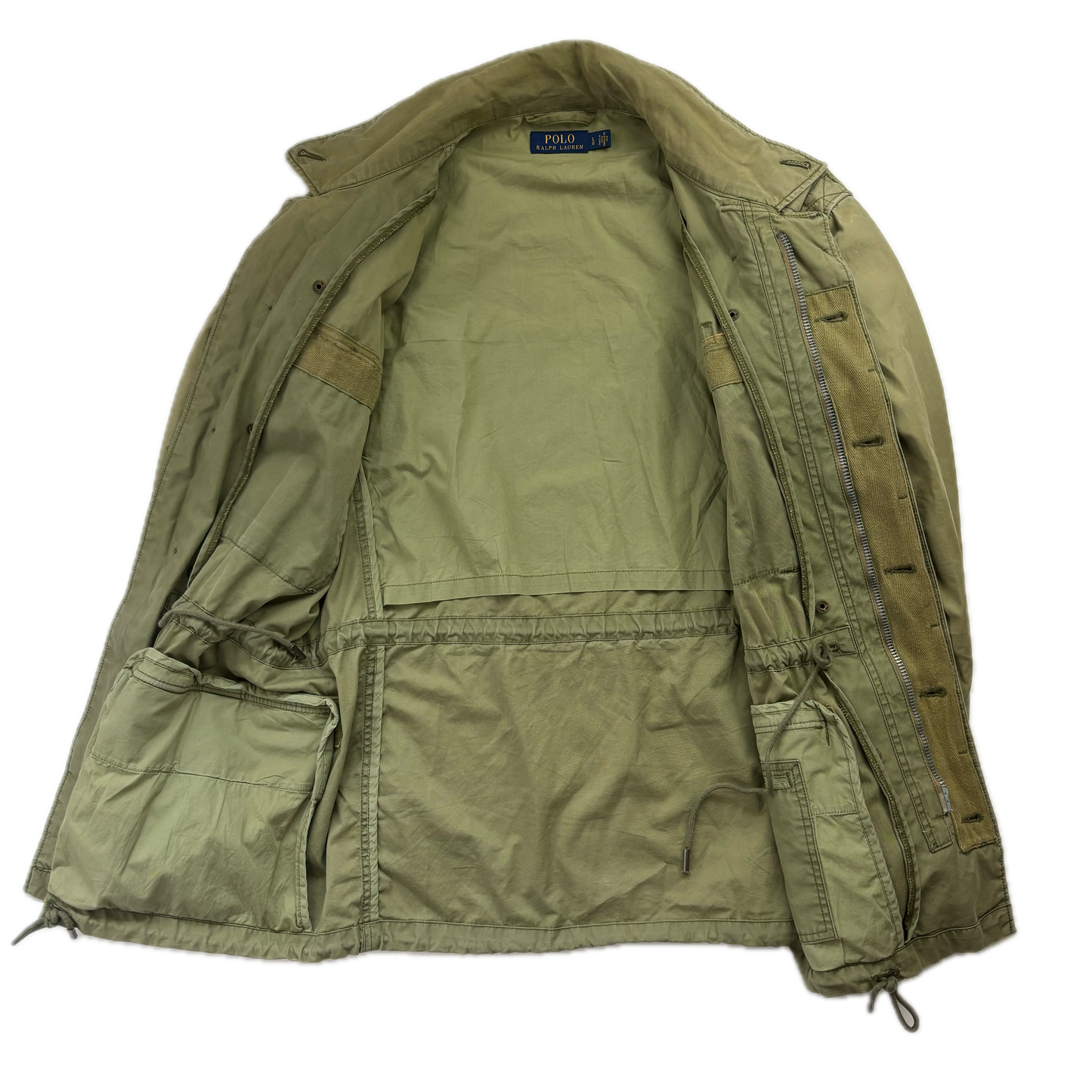 Green Military Parka - L