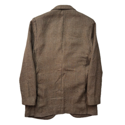 Polo Ralph Lauren Brown Glen Plaid Blazer (Silk Wool) - 40R (36R / 38R)