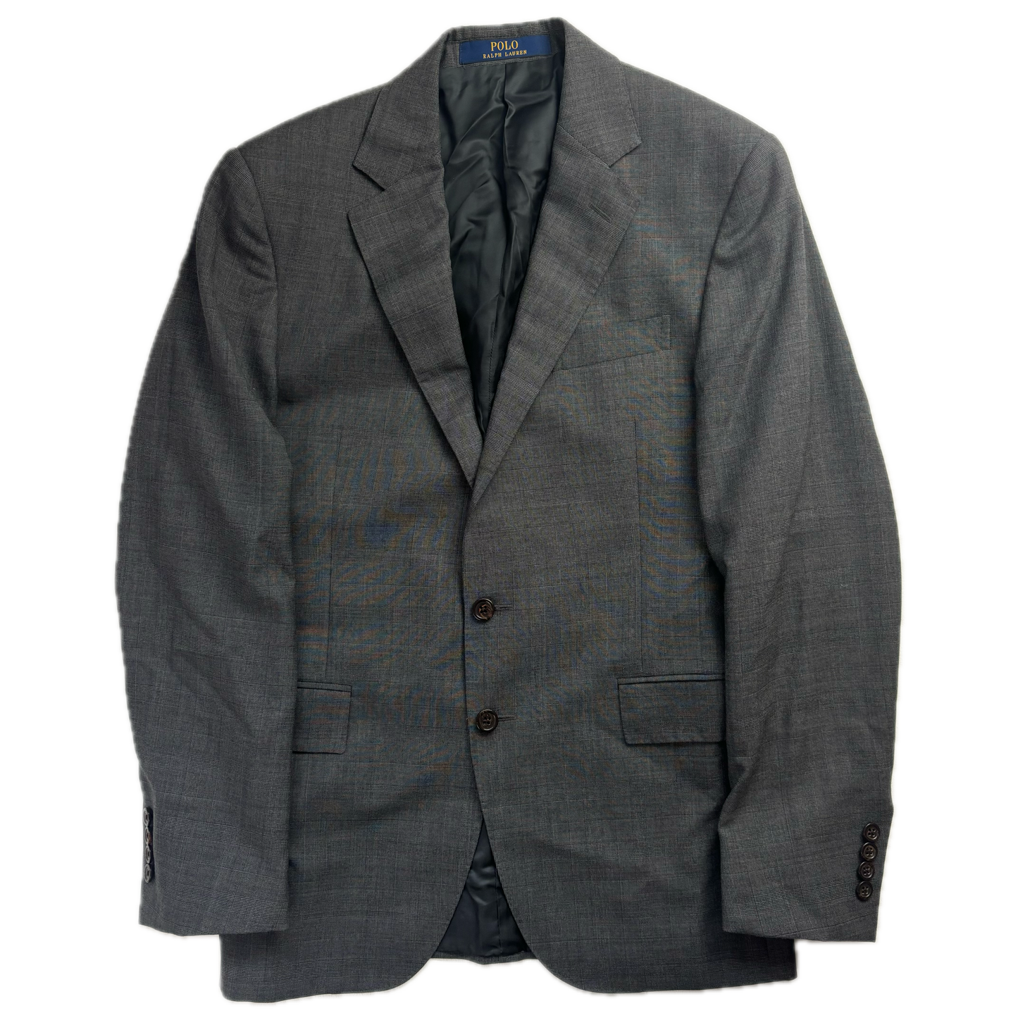 Glen Plaid Check Suit Blazer Prince Of Wales - 36R