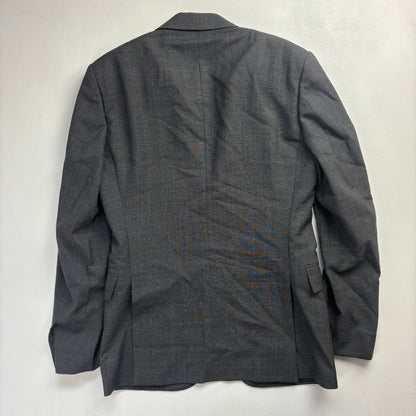 Glen Plaid Check Suit Blazer Prince Of Wales - 36R