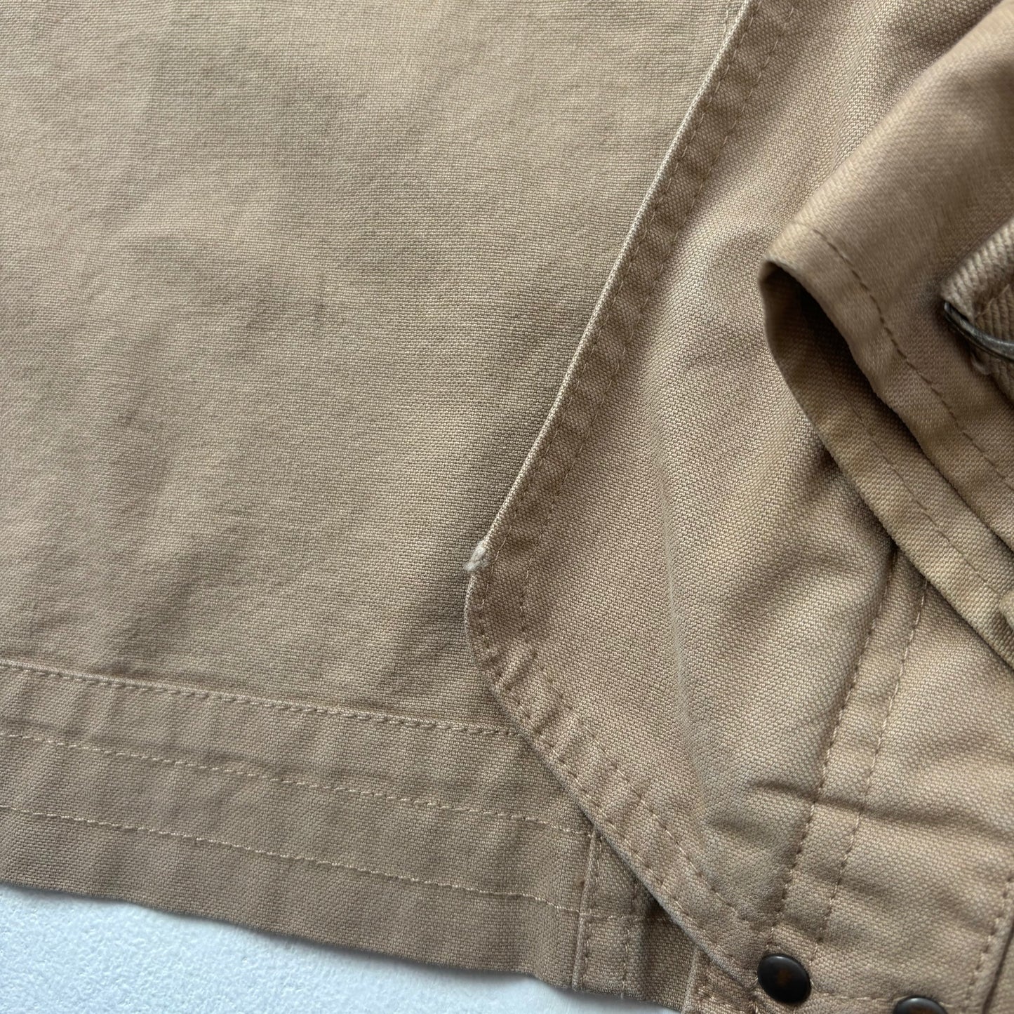 Beige Utility Jacket Military - L
