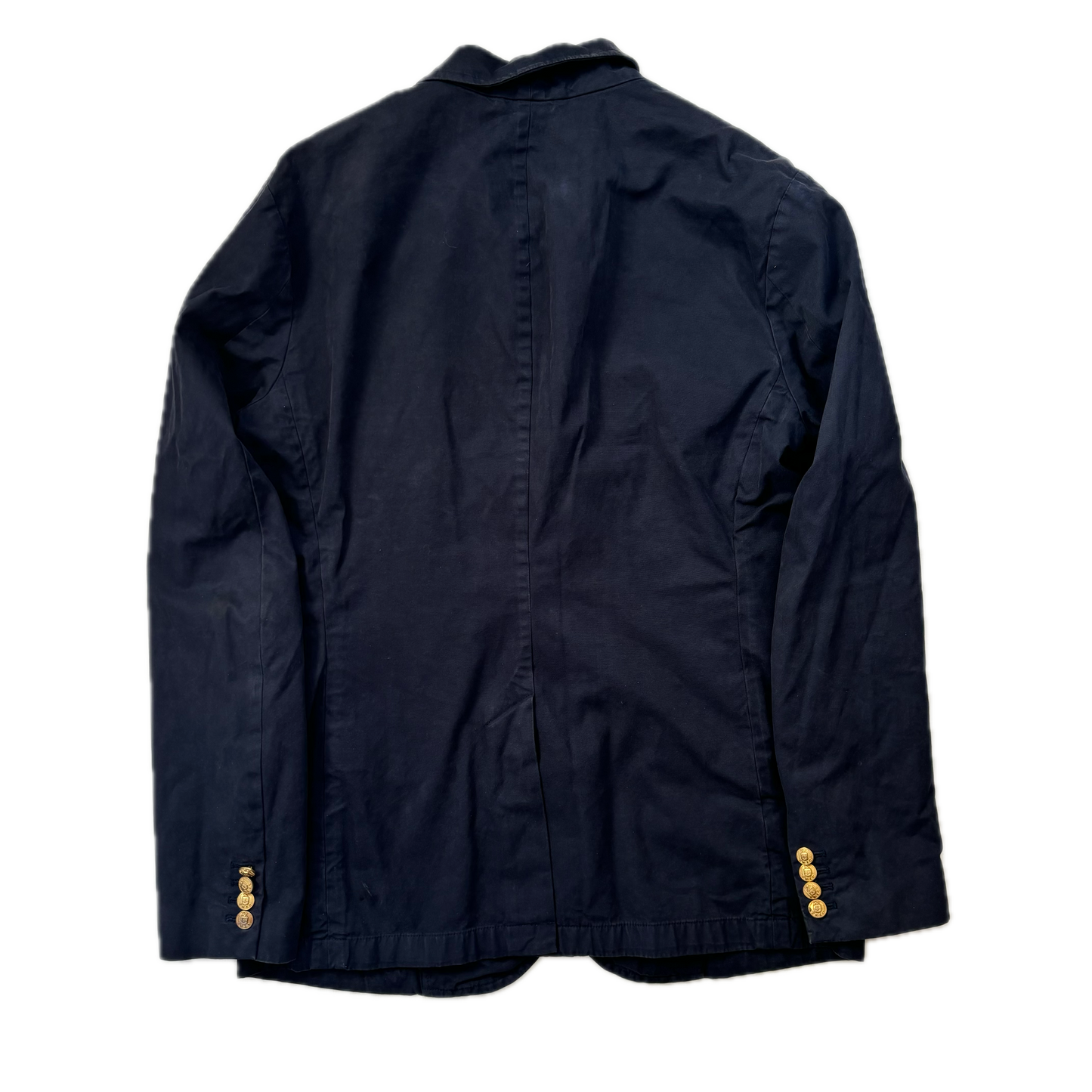 Navy Crest Blazer Sports Jacket - 42R