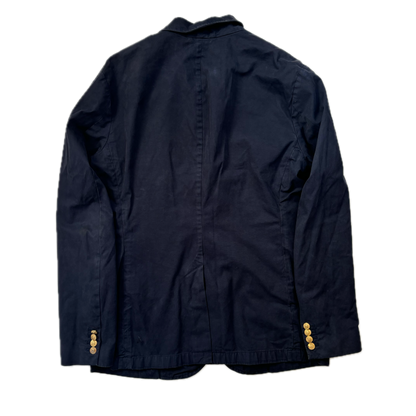 Navy Crest Blazer Sports Jacket - 42R