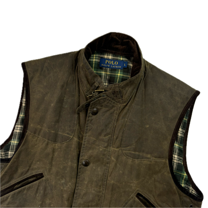 Polo Ralph Lauren Oil Cloth Utility Vest - L