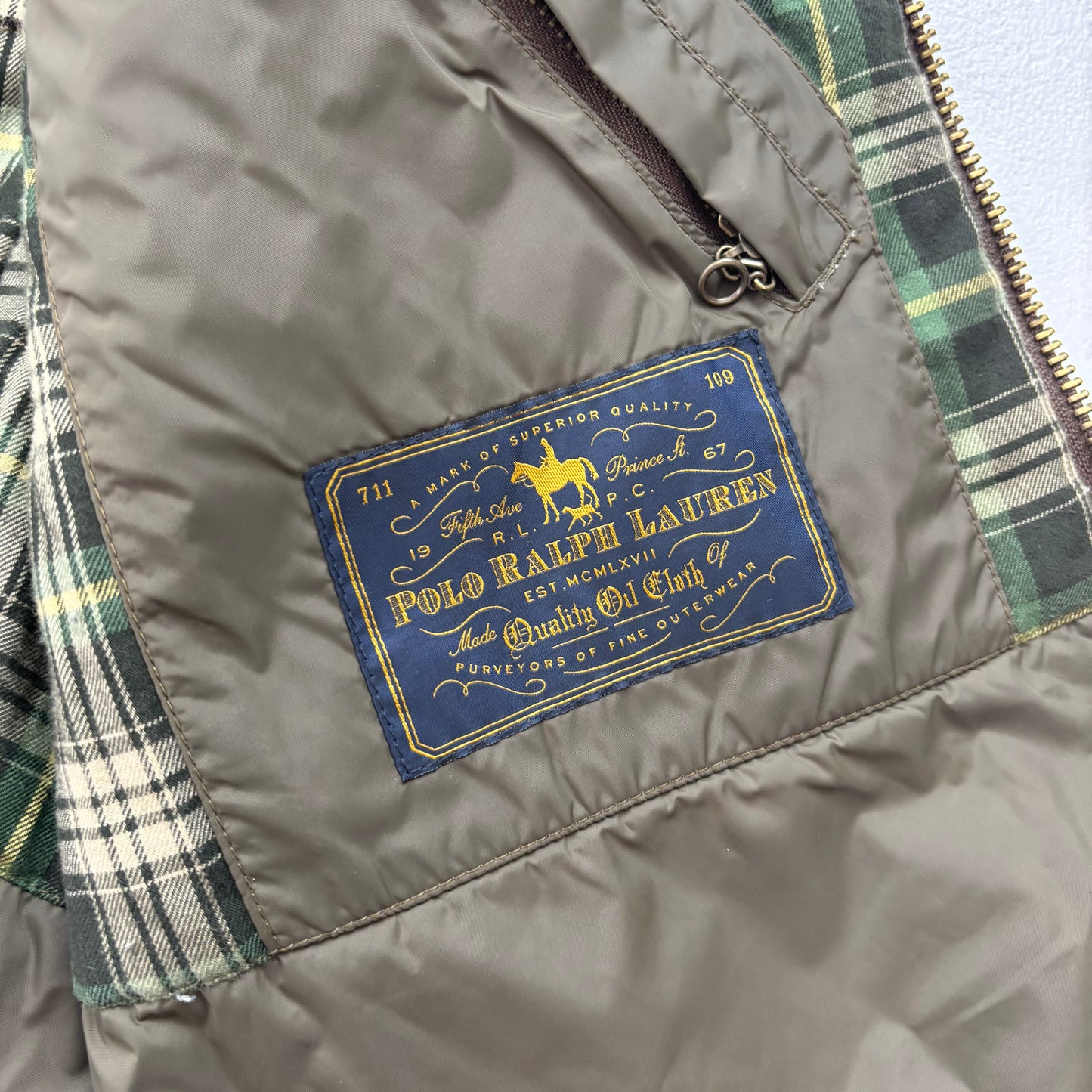 Polo Ralph Lauren Oil Cloth Utility Vest - L