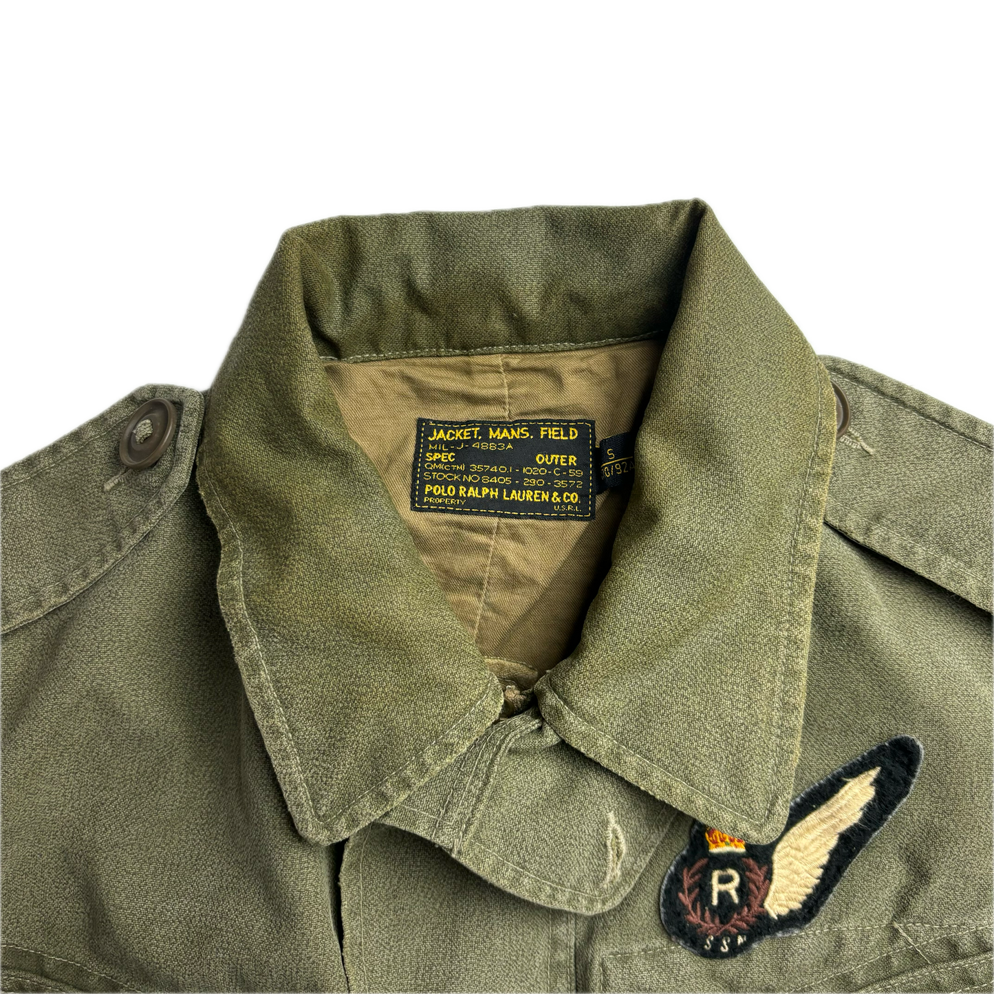 Green Military Parka - S