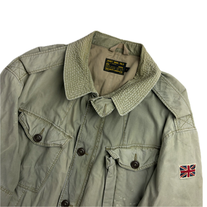 Light Green Military Parka - XL