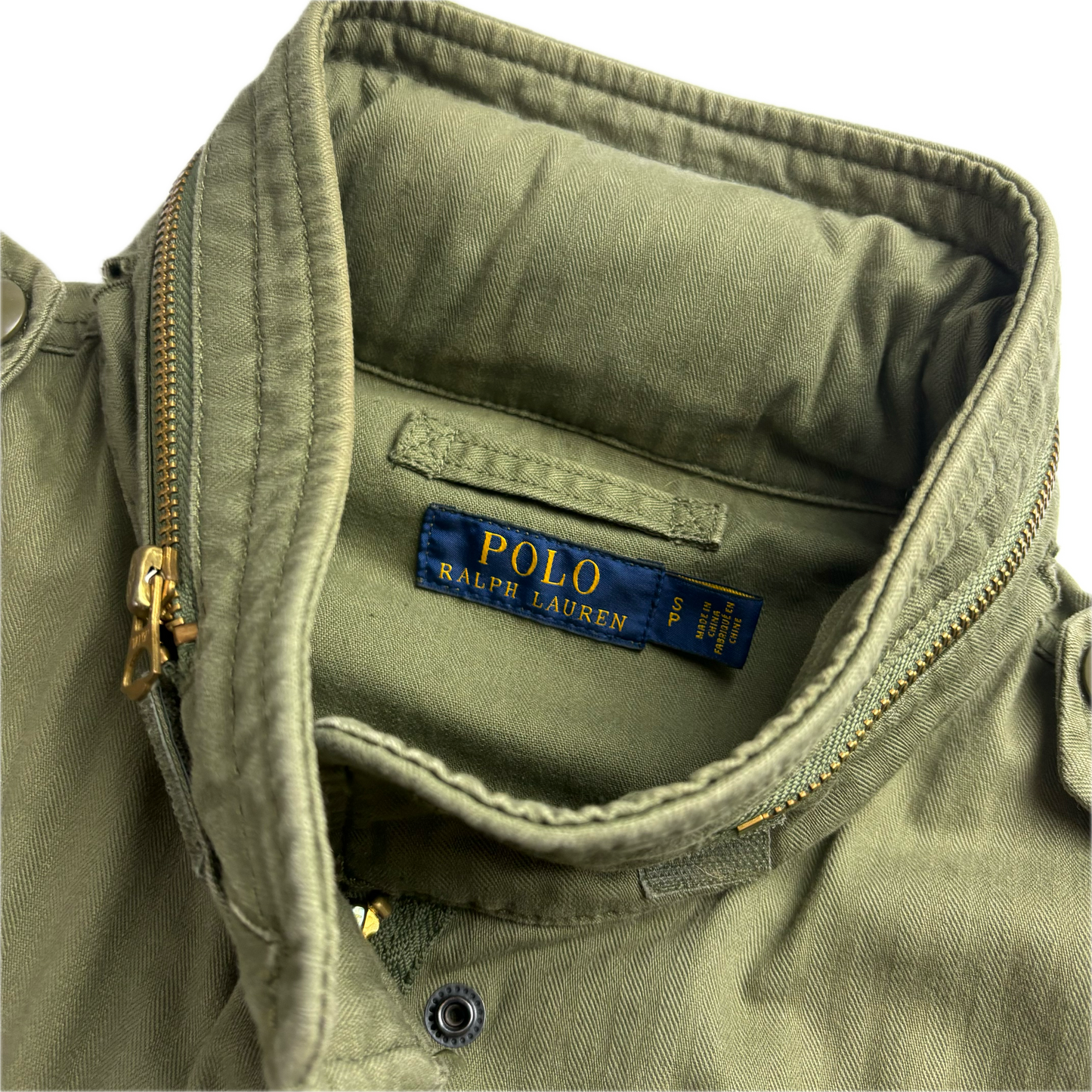 Green Military Field Jacket - S