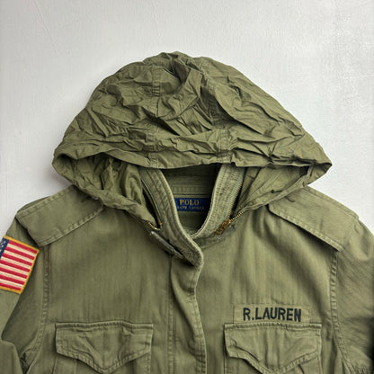 Green Military Field Jacket - S