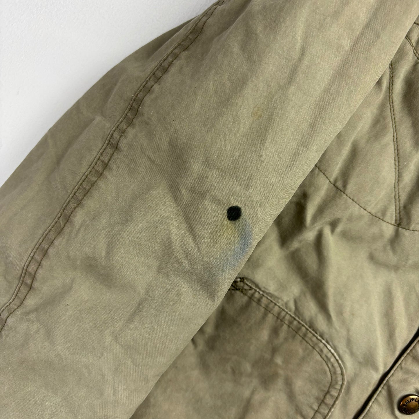 Khaki Shooting Jacket Coat - S