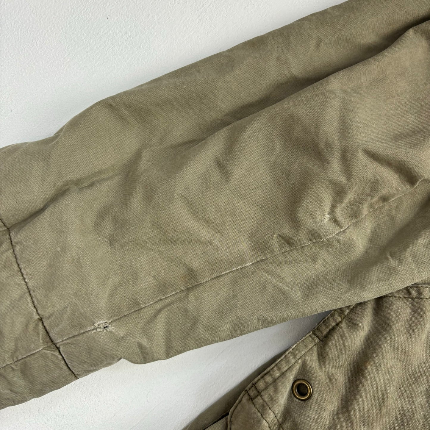 Khaki Shooting Jacket Coat - S