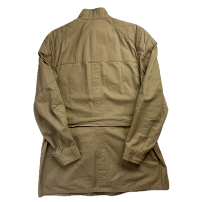 Belted Beige Safari Jacket - M
