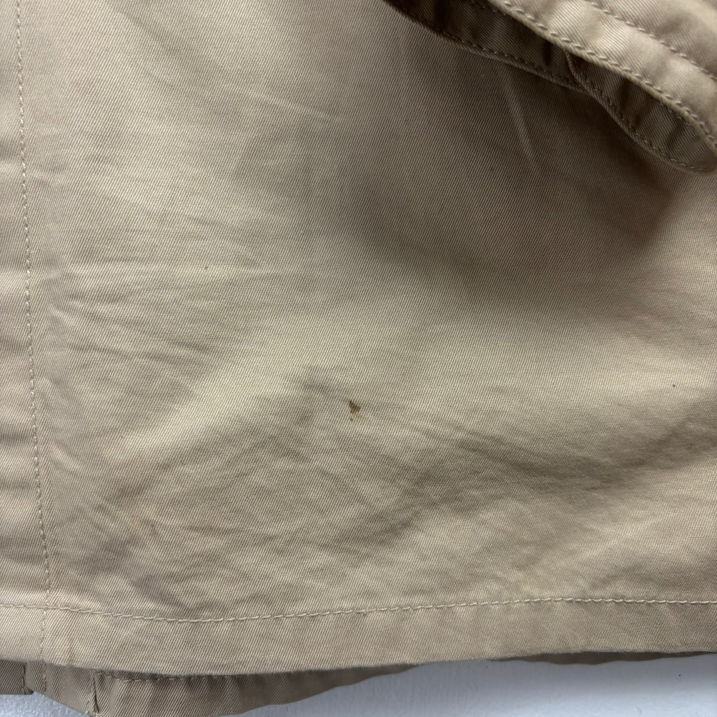 Belted Beige Safari Jacket - M