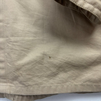 Belted Beige Safari Jacket - M