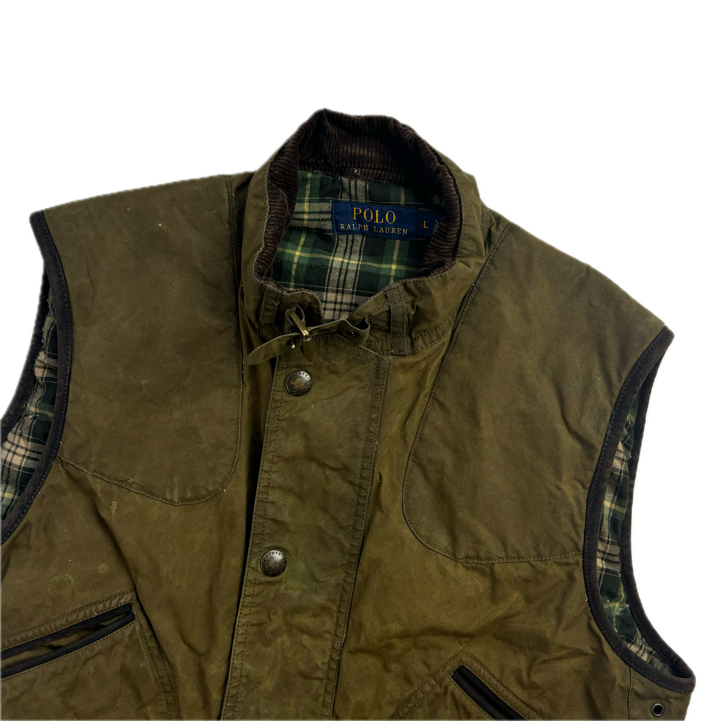 Polo Ralph Lauren Oil Cloth Utility Vest - L