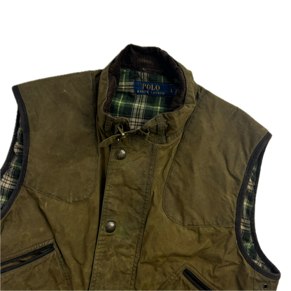 Polo Ralph Lauren Oil Cloth Utility Vest - L