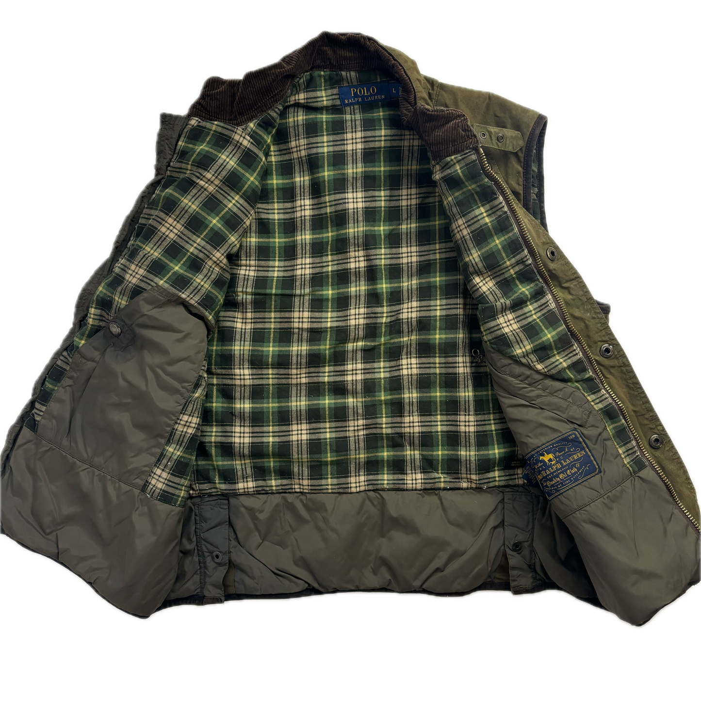 Polo Ralph Lauren Oil Cloth Utility Vest - L