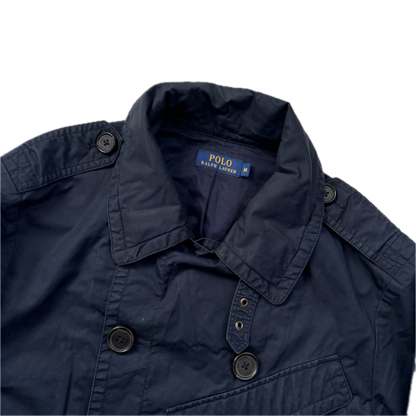 Double Breasted Rain Coat - M
