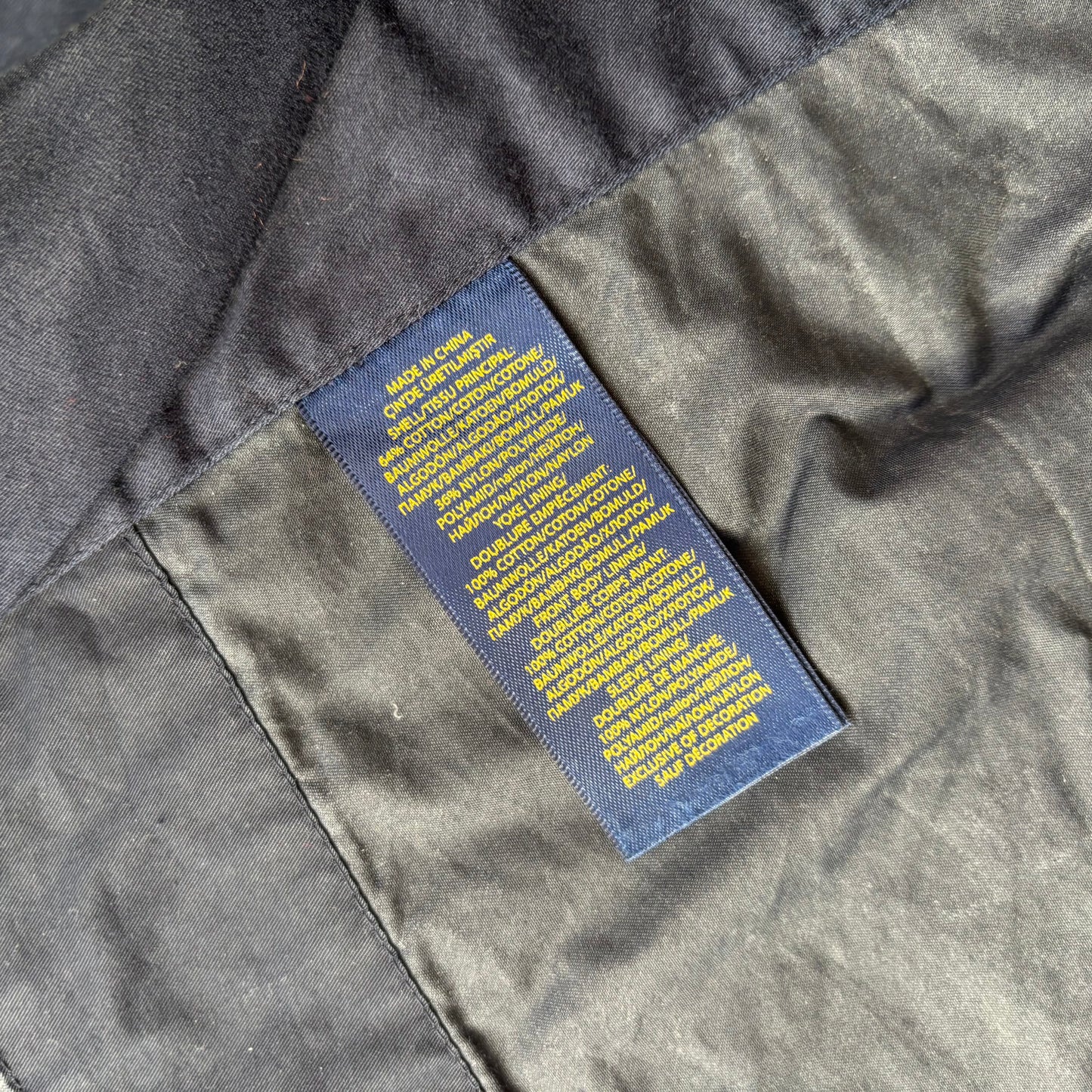 Double Breasted Rain Coat - M