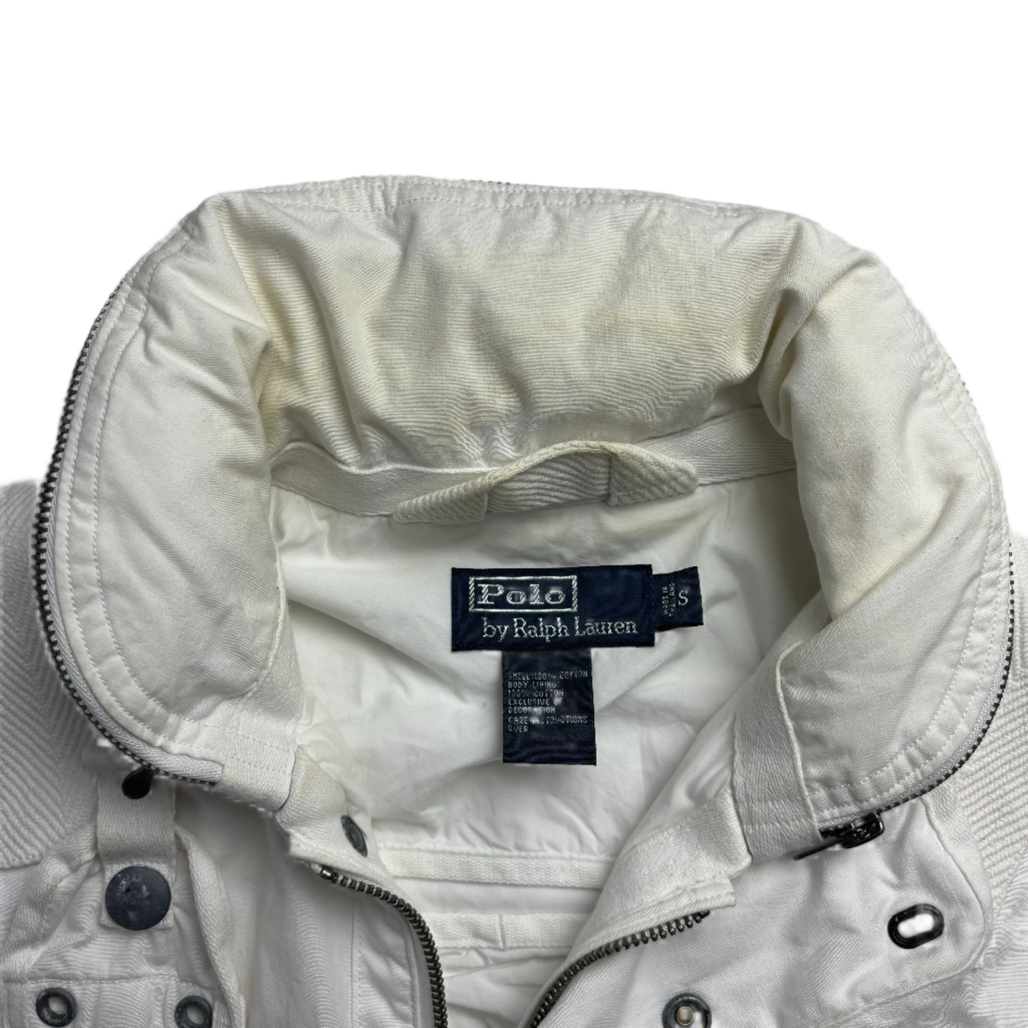 White Naval Station Utility Vest USRL - S
